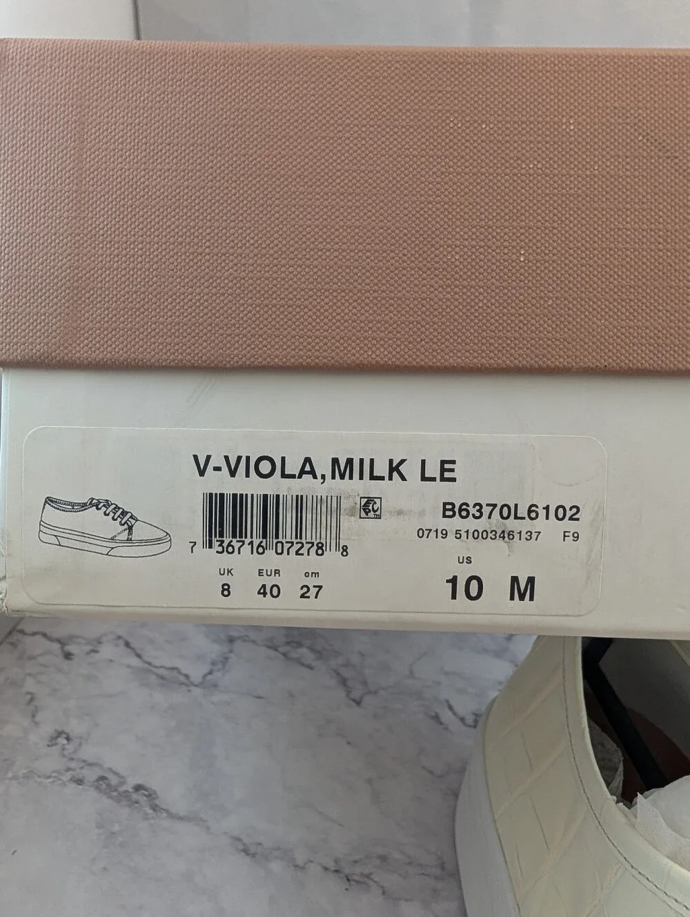 VIA SPIGA Womens Milk Ivory Croc Viola Platform Leather Athletic Sneakers Sz 10